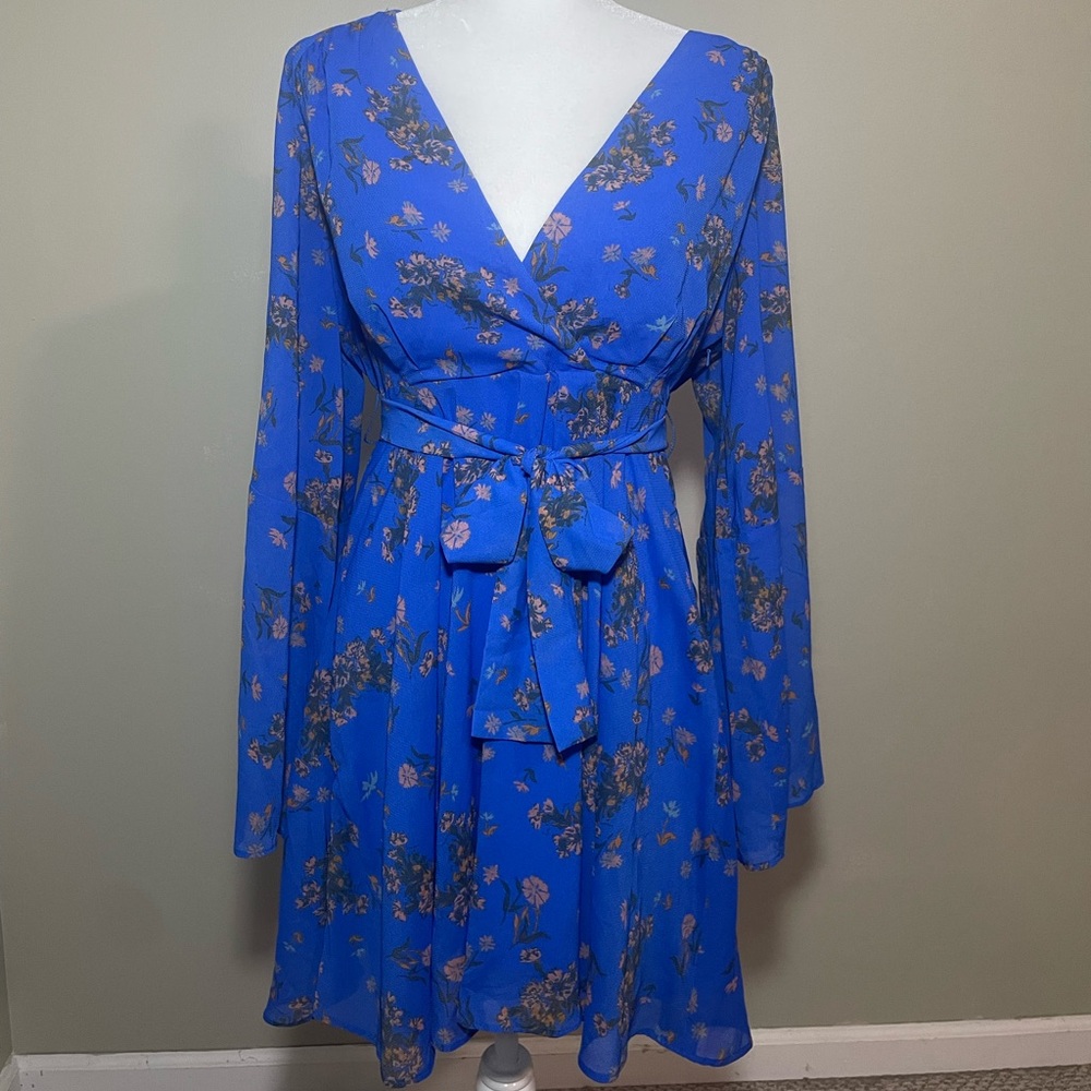 Beautiful blue Free People dress in size large.